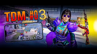 TDM 03 BGMI HARD GAMEPLAY😨  IPHONE 11 PRO MAX🔥  BGMI [upl. by Mihsah]