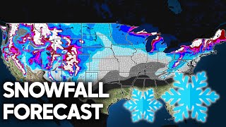 Snowfall Forecast Winter 2023  2024 OFFICIAL [upl. by Maddock]