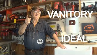 COMO HACER TU PROPIO VANITORY I RECICLANDO  BATHROOM VANITY  Parte 1 Por Juan Carlos Aquila [upl. by Eustashe421]