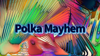 Polka Mayhem  DJ Trackqulizer Dark Electro Techno amp Wave Tracks  MilkDrop Visualized AI Track [upl. by Byron]