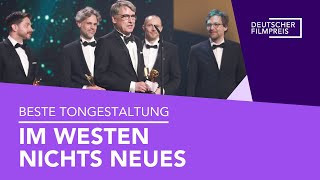 Frank Kruse Markus Stemler Viktor Prášil Lars Ginzel Alexander Buck · Beste Tongestaltung [upl. by Wichern]