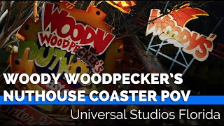 Woody Woodpeckers Nuthouse Coaster Final Day POV  Universal Studios Florida [upl. by Anerehs]