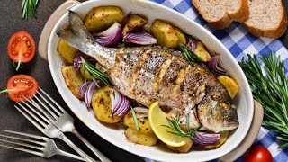 Recette DORADE AU FOUR 🌟 Poisson au four🌟 RECETTE DORADE 🌟baked fish recipe [upl. by Eleanor]