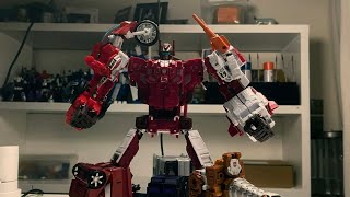 COMPUTRON COMBINE  Transformers StopMotion Combiner WarsUnite Warriors [upl. by Flanigan]