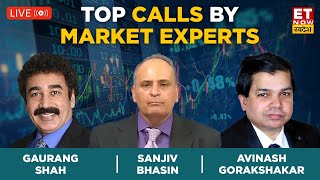 Share Market Updates Live  First Stocks Trade  Sanjiv Bhasin  Gaurang Shah  Avinash Gorakshakar [upl. by Salamanca]