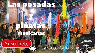 Las Posadas y piñatas mexicanas  Historia y características de esta tradición [upl. by Sane]