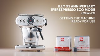 How to get your X1 Anniversary IPERESPRESSO ECO MODE coffee machine up and running [upl. by Crosse]