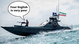 When Iranian Gunboat confronts British Warship [upl. by Gnek45]