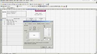 microsoft excel de fatura yapımı [upl. by Azarria]