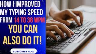 HOW I IMPROVED MY TYPING SPEED FROM 14 WPM TO 38 WPM IN TWO MONTHS ONLY YOU CAN ALSO DO IT [upl. by Aisnetroh]