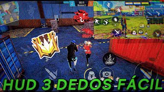 ✅EL Mejor CUSTOM HUD BRASILEÑO 3 Dedos💀 FREE FIRE 🔥 [upl. by Ojyllek438]