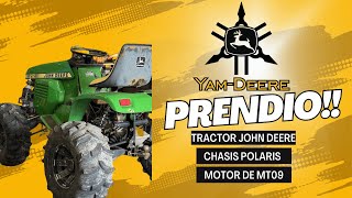 Prendimos el motor de MT09 en Mini Tractor John Deere  EP2 [upl. by Serg]