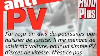 Un huissier veut saisir ma voiture pour un excès de vitesse Nestce pas disproportionné [upl. by Ylle673]