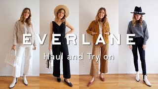 EVERLANE TryOn Haul and Review  Fall Winter 2019  Tiny Acorn [upl. by Emiline]