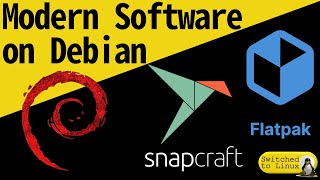 Modern Software on Debian  Installing Flatpak and Snaps on Debian [upl. by Barnaba]