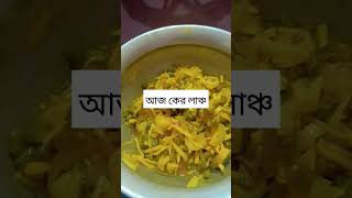 আজ কের লাঞ্চ cooking nasrinsdiary [upl. by Eittol]