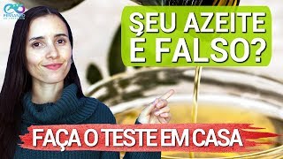 SEU AZEITE É FALSO Faça o TESTE EM CASA  Teste simples de fazer [upl. by Joscelin40]