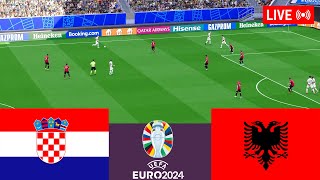 Croatia vs Albania LIVE Euro 2024 Germany Full Match  Simulation Video Games [upl. by Romulus]