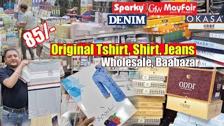 85 Original Company Mens Tshirt Shirt Jeans Pant Wholesaler Barabazar Kolkata [upl. by Sillyrama953]