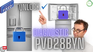 DIY GE PVD28BYNFS Fridge Fix Diagnostic Mode Unlocked [upl. by Koeppel]