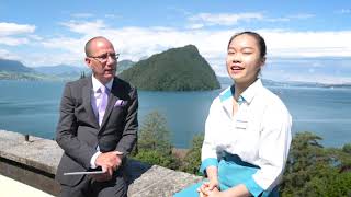 HTMi Switzerland Student Interview with Jane Ngo [upl. by Llewxam]