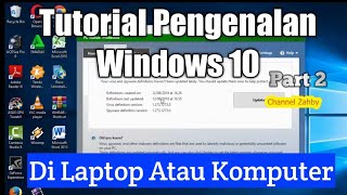 Tutorial Pengenalan Windows 10 Part 2 [upl. by Atiuqin330]