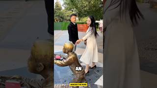 This Statue’s GlowUp Will Leave You Stunned 😳 shorts [upl. by Mayyahk144]