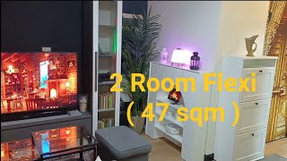 HDB BTO 2 Room Flexi 47sqm for My Retirement 😂😀😆😅 [upl. by Enilesor]