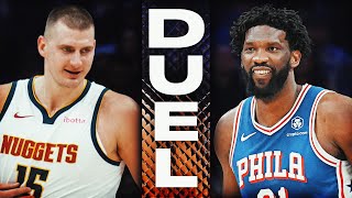 MVP DUEL Nikola Jokic 25 PTS amp 19 REBS amp Joel Embiid 41 PTS amp 10 AST Battle  January 15 2024 [upl. by Trisha]