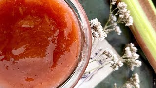 RhabarberMarmelade – das weltbeste Rezept  Rhubarb Jam Recipe [upl. by Roz]