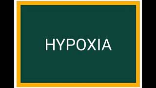 Hypoxia in hindi  Definition explanation हिंदी में [upl. by Britteny565]