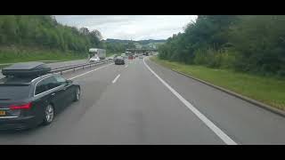 DAF XF530 Fahrt Sursee nach Beringen SH  Sursee bis Ausfahrt AarauOst [upl. by Bullen]