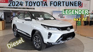 2024 Toyota Fortuner Legender 4x2 AT I Walkaround Review With On Road Price I CarChalao [upl. by Aulea]