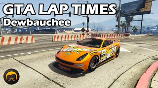 Fastest Dewbauchee Cars 2021  GTA 5 Best Fully Upgraded Cars Lap Time Countdown [upl. by Titos]