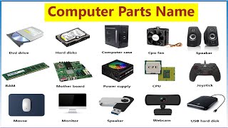 Computer Tools Name With Picture  Computer parts name List Basic Parts of Computer [upl. by Fletch]