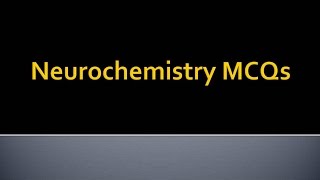 Psychiatry Lecture Neurochemistry MCQs [upl. by Sofie]