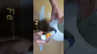 how to make flower pot with paper and balloon ytshorts youtubeshorts [upl. by Notlim]