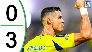 Cristiano Ronaldo Goal  AlEttifaq vs AlNassr 03 Extended Highlights amp Goals 2024 [upl. by Aicek]