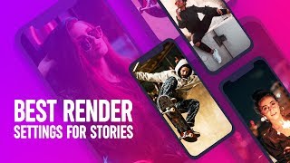 Best Render Settings for Instagram Stories  After Effects Quick Tip [upl. by Guillema]