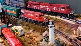 Mainline ManifestampOperations in HO Scale [upl. by Euqirdor]