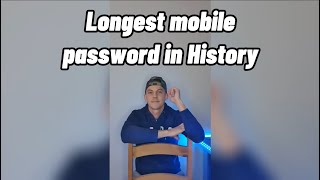 Longest password i ever seen in History shorts password [upl. by Amando399]