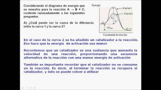 CINETICA CATALIZADORES Y ENERGIA DE ACTIVACION [upl. by Olimpia296]