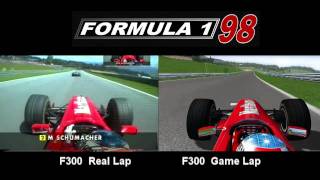 rFactor F1 1998 by GPTeam Onboard Lap with Michael Schumacher on Austria  Zeltweg quotComparation lapquot [upl. by Ericksen224]