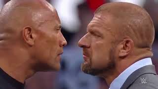 R The Rock and Ronda Rousey confront The AuthorityHD [upl. by Curry]