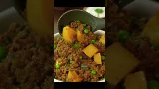 Aloo Matar Keema Recipe [upl. by Ekihc]