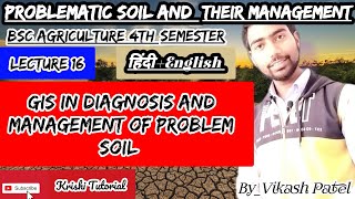 GIS  Geographical Information System  Problematic Soil and their Management  Hindi  BSc Agricult [upl. by Ziegler]