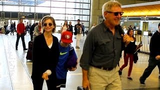 Harrison Ford And Family Head To Brazil Amid Star Wars 7 Reports [upl. by Norod]