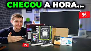 PREÇOS DE BLACK FRIDAY NESSAS PEÇAS DE PC GAMER PROMOÇÃO SEMANAL INSANA [upl. by Annawahs322]