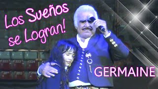 El Gran VICENTE FERNÁNDEZ y GERMAINE VALENTINA a sus 9 años [upl. by Trix81]