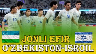 Ozbekiston  Isroil Jonli Efir Jahon Chempionati 2023 Узбекистан  Израиль Uzbekistan  Israel [upl. by Idram]